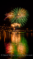 Winter Festival fireworks, 2012, Oban.